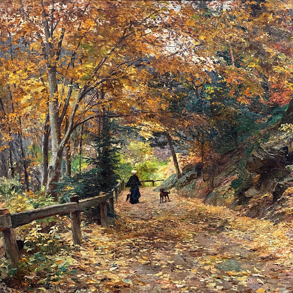 Ольга Визингер-Флориан — Падающие листья, 1899 Бельведер