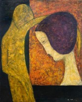 Белла Бризель — Пара, 1957 (холст, масло)
