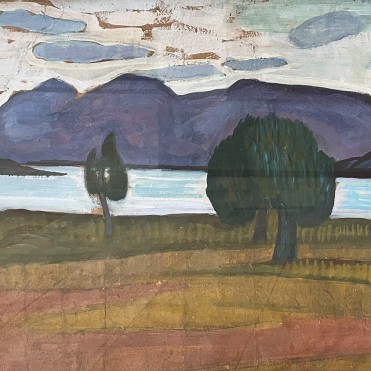 Константинос Малеас — Метана, 1925 (картон, масло)