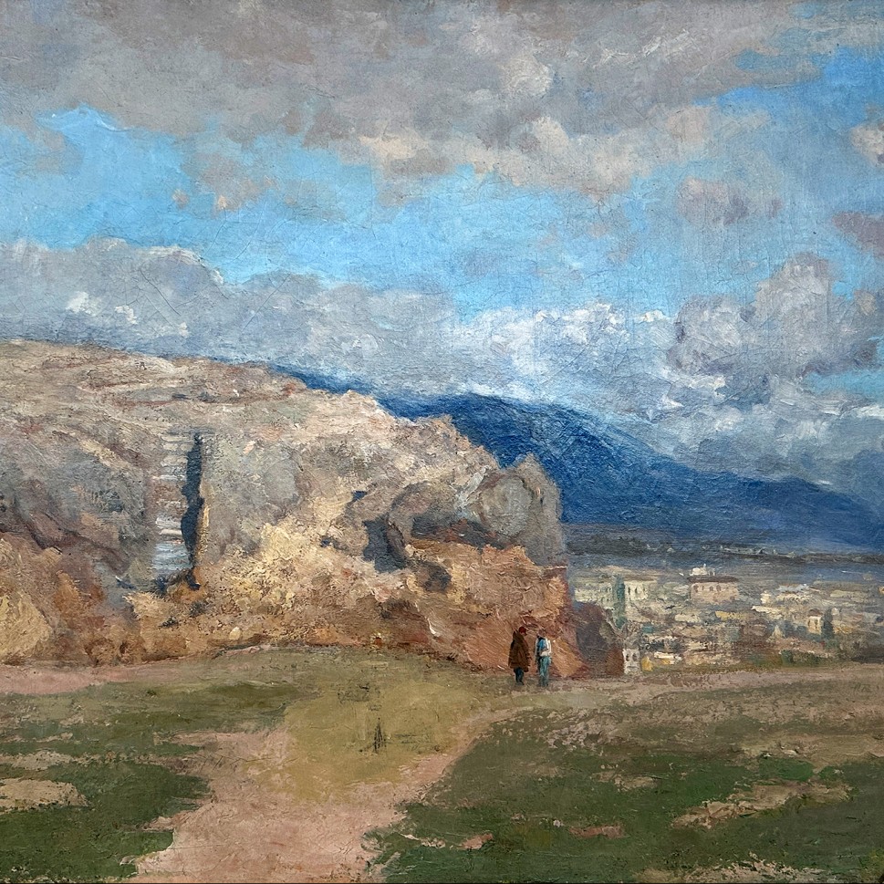 Периклис Пантазис — Арейос Пагос, 1880 (холст, масло)