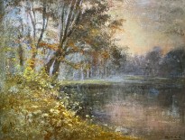 Эмилио Борса — Мирный уголок, 1900-1910 (холст, масло)