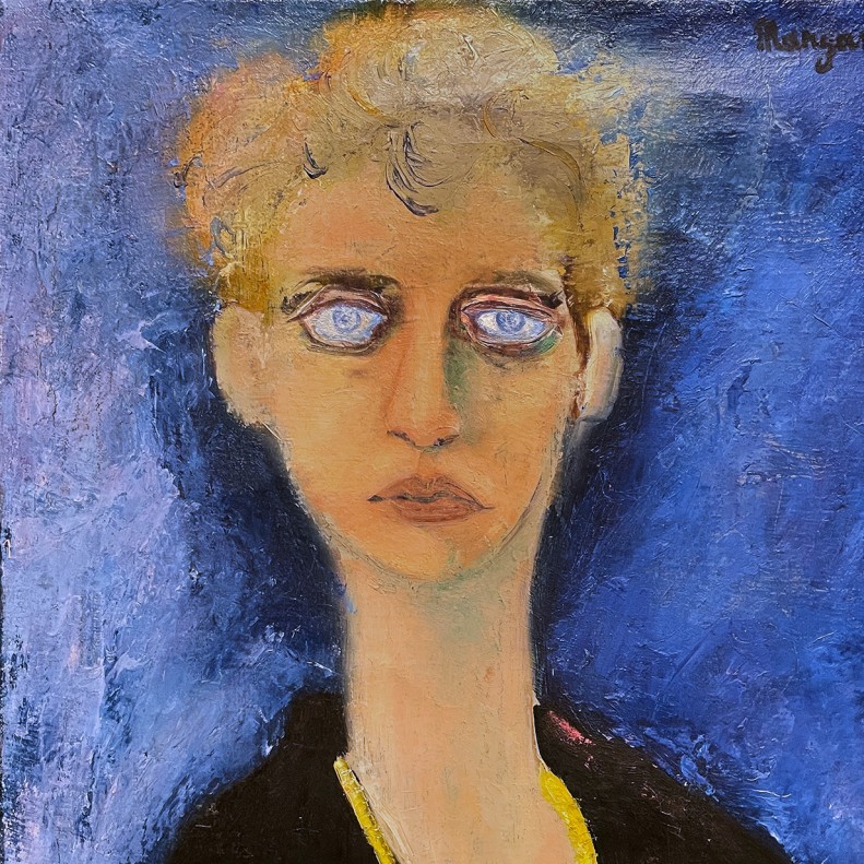 Пинхас Бурштын (Марьян) — Автопортрет, 1952 (холст, масло)