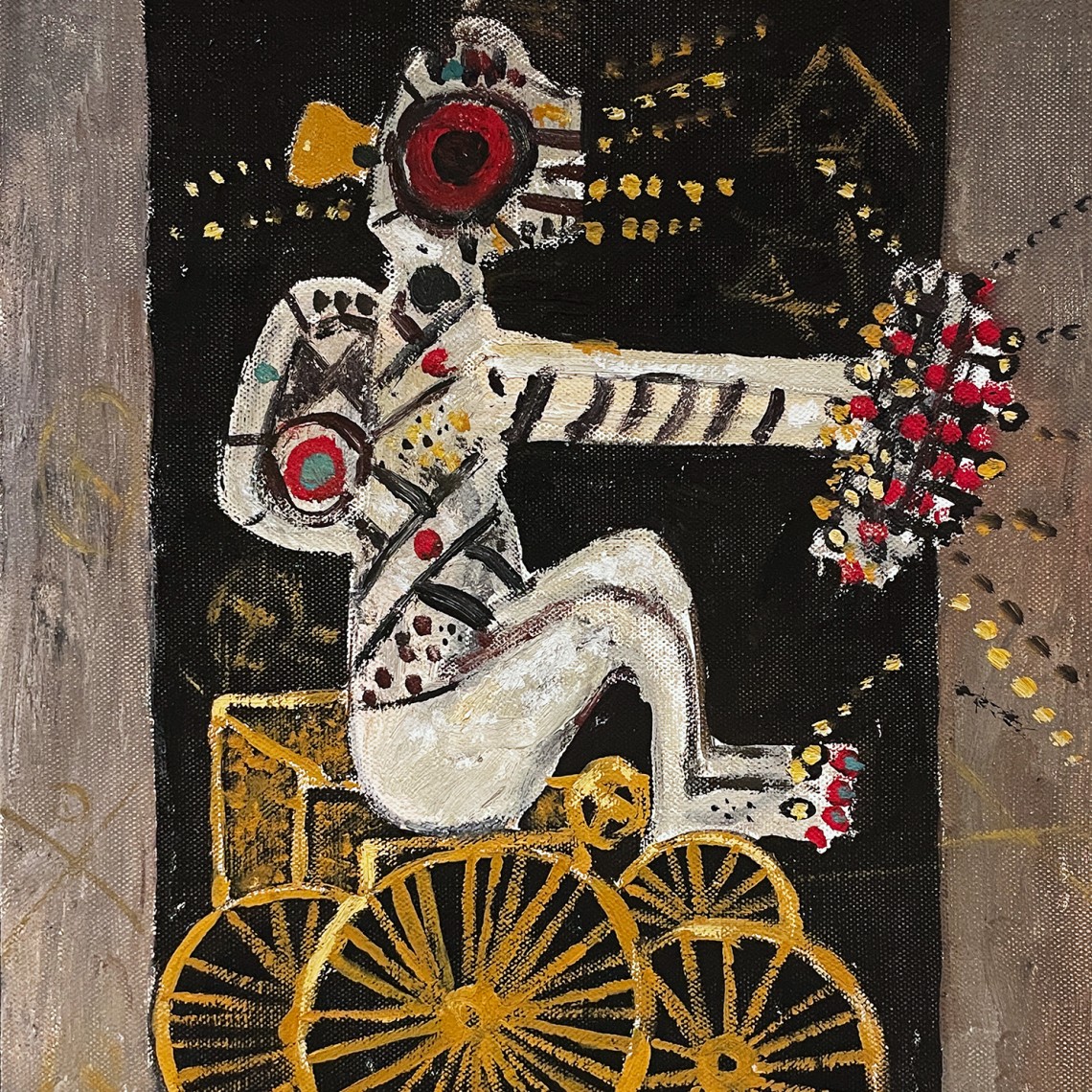 Пинхас Бурштын (Марьян) — Композиция, 1960 (холст, масло)