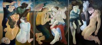 Альфоносо Арана — Жизнь. Любовь. Смерть, 1991 (холст, масло)