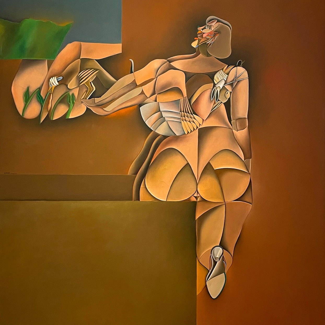 Луис Зарате — Последний Туле, 1980 (холст, масло)