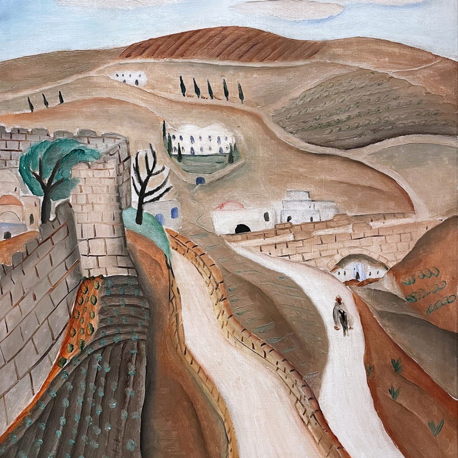 Реувен Рубин — Кедронская долина, 1924 (холст, масло)