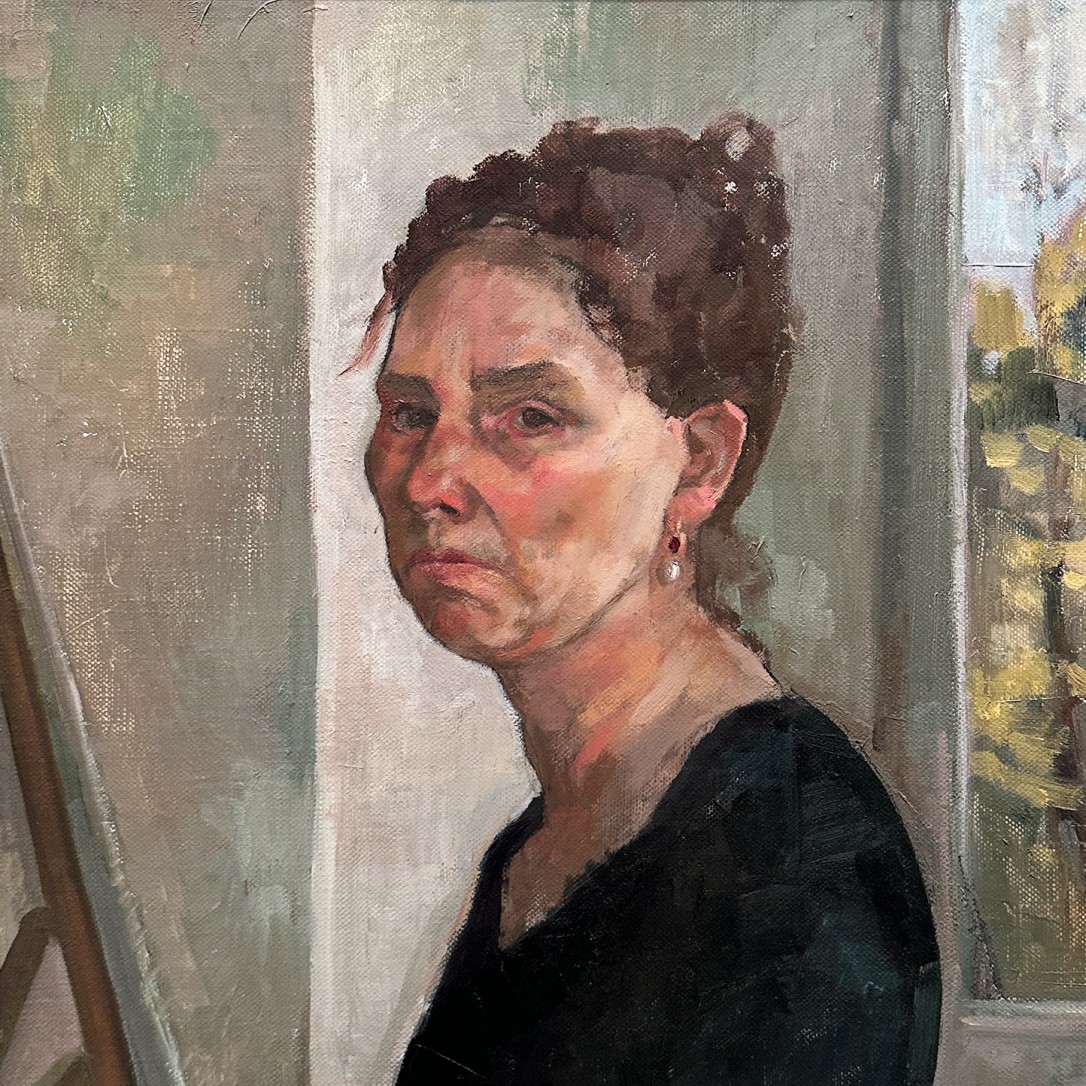 Рони Тахарлев — Автопортрет в Грюневальде, 2019 (холст, масло)