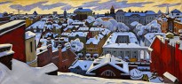Валерий Филиппов — Над городом, 2021 (холст, масло)