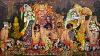 Олег Гуренков — Кечак (Индонезия), 2021 (холст, масло)