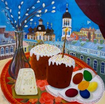 Анна Каждан — Пасха, 2012 (холст, темпера)