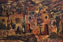 Ашот Хачатрян - Композиция на армянскую тему, 1999 (холст, масло)