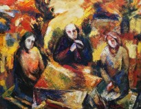 Ашот Хачатрян - Три голоса, 2011 (холст, масло)