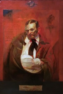 Александр Савинов - Портрет скульптора Василия Симонова, 1924 (холст, масло)