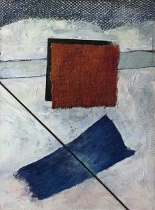 Евгений Рухин - Композиция, 1970 (холст, масло, коллаж)