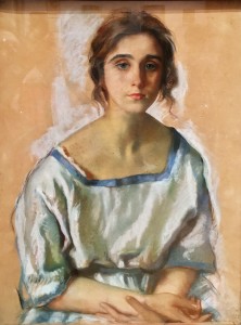 Зинаида Серебрякова - Портрет Елены Степановой, 1922 (бумага, пастель)