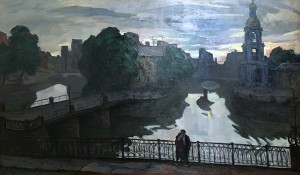 Ярослав Крестовский - Белая ночь. Крюков канал, 1960 (холст, масло)