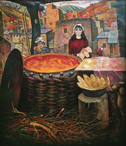 Магрез Келесхаев - Пекут Лаваши, 1979 (холст, масло)