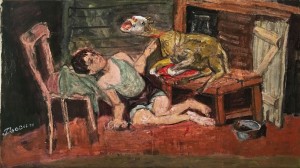 Соломон Россин - Красное и розовое, 2015 (холст, масло)