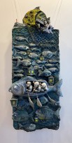 Виктория Корниецкая (Калининград) — Memento море (папье-маше, акрил, акварель, воск, дерево, проволока).
