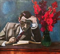 А. Дейнека - Трудное решение, 1966 (холст, масло)