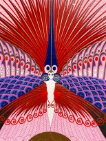 Роман Тыртов (Эрте) — Феникс торжествующий. Диптих 'Феникс', 1983 (сериография, 123-300), фрагмент.