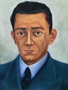 Фрида Кало - Портрет инженера Эдуардо Морильо Сафы, 1944 (мазонит, масло. Музей Долорес Ольмедо)