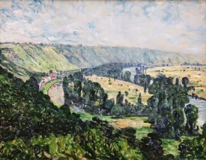 Жоржетт Агютт - Остров Хеуфосс, 1908 (холст, масло)
