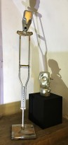 Константин Симун - Автопортрет (пластик, дюраль, смешанная техника), 1990