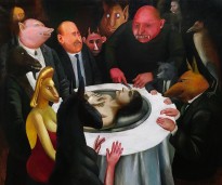 Татьяна Назаренко - Трапеза, 1992 (холст, масло)