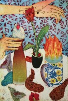 Юдзи Хирацука - Горячий чай, мороженое, 2013 (интаглио, шин-колле)