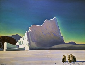 Рокуэлл Кент - Охотник на тюленей. Северная Гренландия, 1935-37 (холст, масло), ГЭ