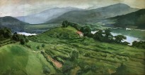А. Н. Бенуа - Монтаньола, 1912 г. (бумага, акварель)