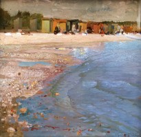 И. И. Бродский - Куоккала, 1912 (картон, масло)