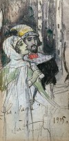 М. В. Нестеров - Два лада. Диптих, часть II, 1905 г. (бумага, акварель, графитный карандаш, гуашь)