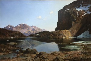 Лоран Гюеталь - Озеро Эйчауда, 1886 (холст, масло).