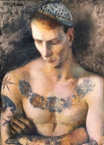 Павел Челищев - Ожерелье из роз, 1931 (холст, масло)