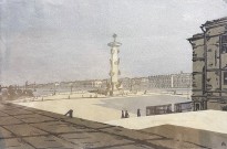 Анна Остроумова-Лебедева — Перспектива Невы, 1908 (ксилография в 4 доски)