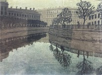 Анна Остроумова-Лебедева — Екатерининский канал (Грибоедова), 1908