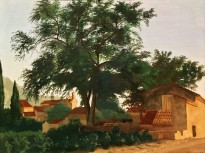 Василий Шухаев - Пейзаж. Франция, 1927 (холст, масло)