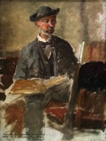 Константин Сомов - Портрет отца, Андрея Сомова (с палитрой), 1896 (холст, масло)