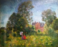 Роберт Фальк - Летний день (Паланга), 1954 (холст, масло)