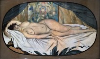 Сергей Чехонин - Обнаженная, 1915 (бумага, акварель, темпера)