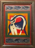 Петр Рейхет — Цвета девственност, 2004 (дерево, левкас, темпера)