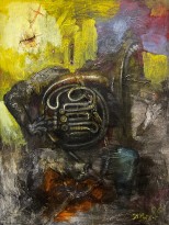 Петр Рейхет — Чревоугодие со следами террора, 2006 (холст, смешанная техника)