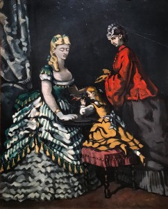 Поль Сезанн - Сцена в интерьере (Сцена в комнатах), 1869-71 (холст, масло - Пушкинский музей МСК)