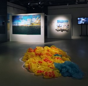 На выставке Сауле Сулейменова "Где-то в Великой степи". Эрарта. Январь 2018 г.