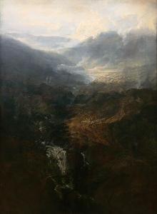 Morning amongst the Coniston Fells, Cumberland exhibited 1798