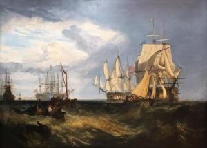 Spithead Boat s Crew recovering an Anchor exhibited 1808-9