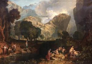 The Goddess of Discord Choosing the Apple of Contention in the Garden of the Hesperides exhibited 1806