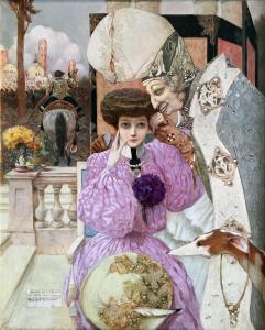 Густав-Адольф Мосса - Давид и Вирсавия, 1906